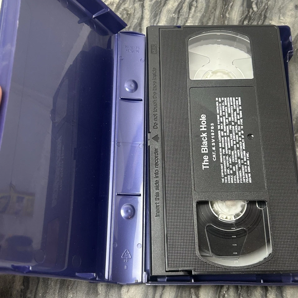 The Black Hole VHS Tape Anniversary Edition Blue Clamshell Case Disney - Image 3 of 4