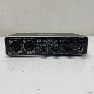 Behringer U Phoria UMC204HD Interfaccia USB Audio MIDI 192kHz per ricambi o riparazioni