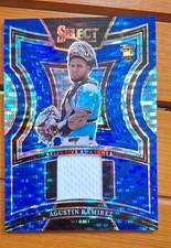 2025 Panini Select - Selective Swatches Agustin Ramirez #SS-AR Blue Pulsar Prizm