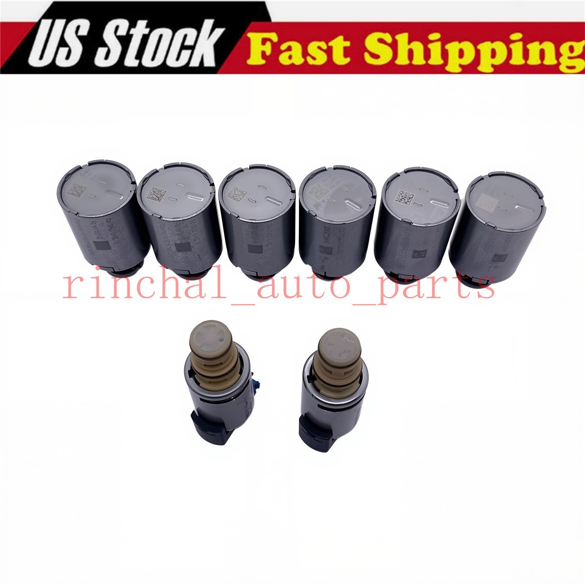 8X NEW 10R80 10R60 Body Solenoid Valve Kit for Ford Ftransit