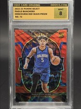PAOLO BANCHERO 2022-23 SELECT CONCOURSE ROOKIE RED WAVE RC ODIZCG 8 Q4247