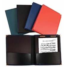 Marlo Plastics 01501-LEO 12 x 14 in. Band & Orchestra Rehearsal Folders Black