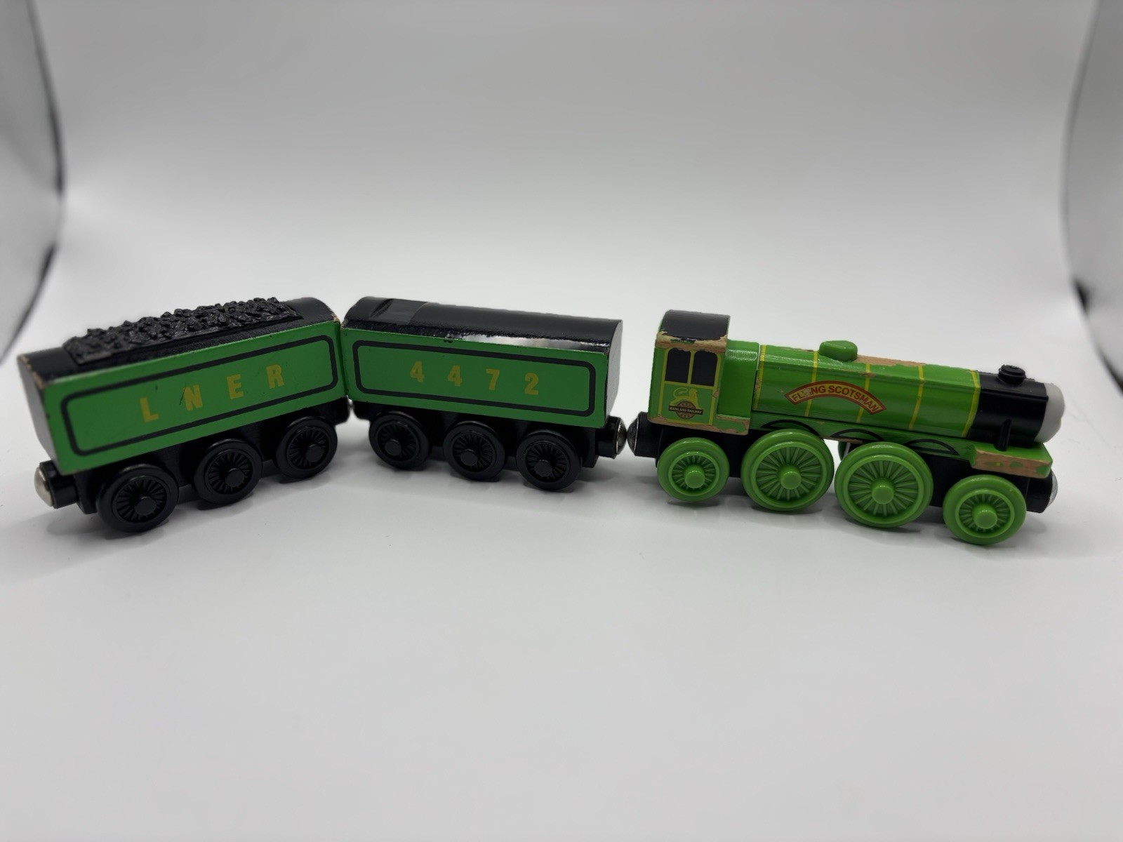 Thomas & Friends Wooden Railway - Flying Scotsman Engine and Tenders Mixed Years