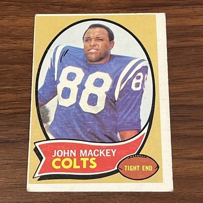 1970 Topps Football John Mackey #62 Baltimore Colts VG 1970JM1