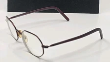 Giorgio Armani 664 1052 Eyeglasses Womens Plum Purple Italy 140mm FRAMES ONLY 