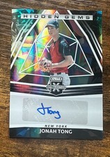 2022 Elite Extra Edition Hidden Gems Autographs Black #44 Jonah Tong X15651