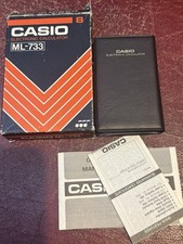 VINTAGE Casio ML-733 Electronic Musical Calculator Rare Used Working