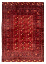 Traditional Vintage Hand-Knotted Oriental Carpet 3'11" x 5'9" Wool Area Rug