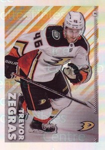 2022-23 Topps Chrome Stickers Refractor #8 Trevor Zegras