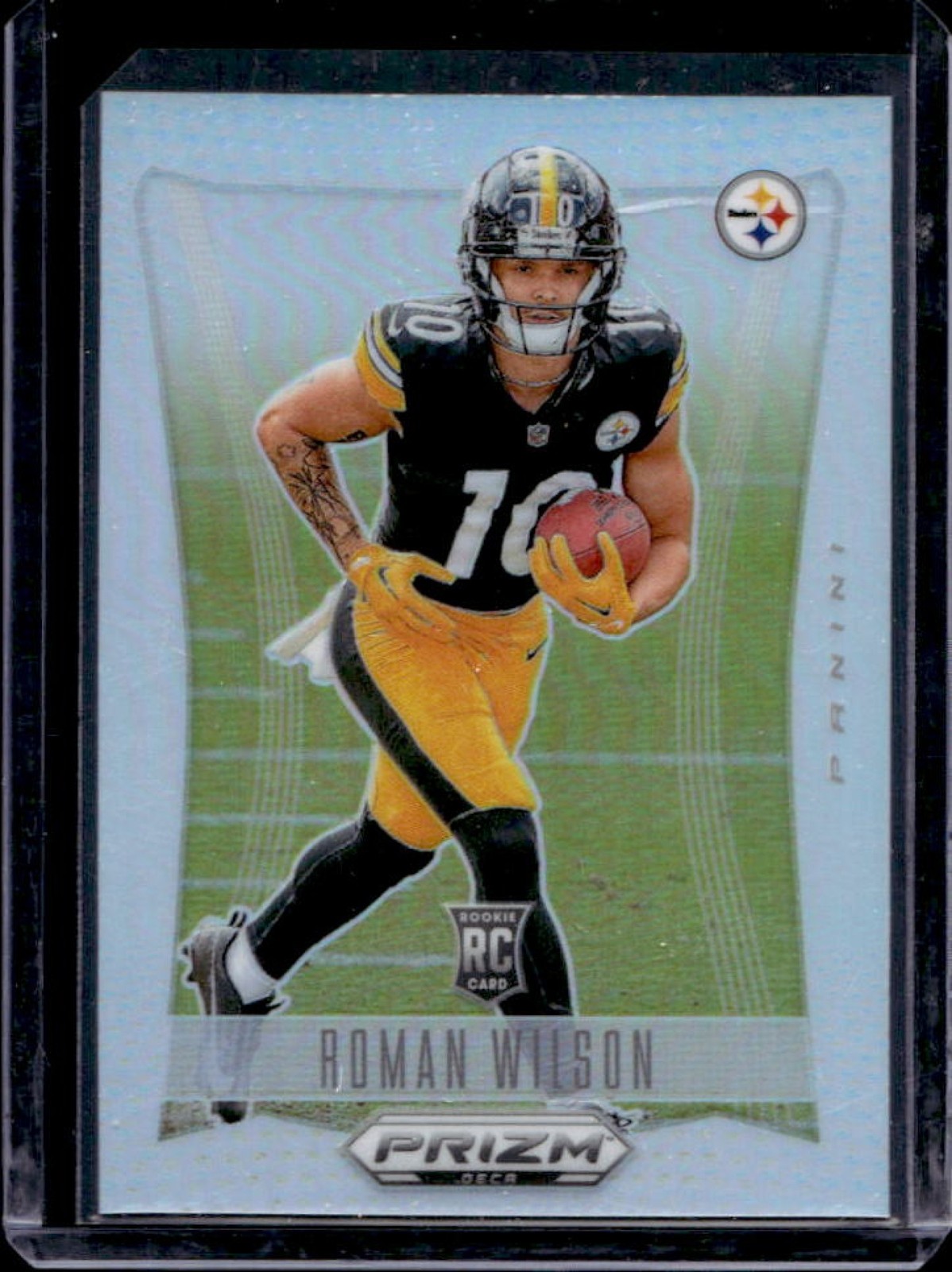 Roman Wilson Panini Prizm Deca #247 Silver