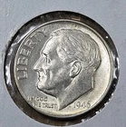 1946 10c Roosevelt Dime 90% Silver Coin BU