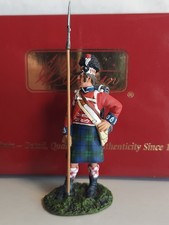 BRITAINS NAPOLEONIC BLACK WATCH 42nd HIGHLAND NCO 1815 5004C MATTE NIB