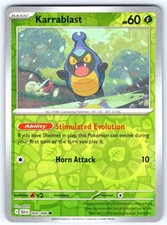 karrablast pokemon card Escavalier and (Your opponent chooses the new Active Pokémon.) Pokemon Card 2 SET Karrablast