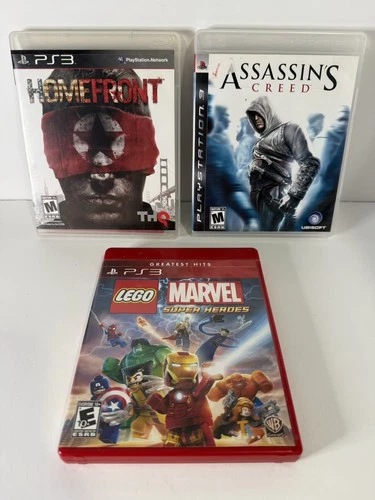 LOT OF 3 PS3 USED VIDEO GAMES UNTESTED