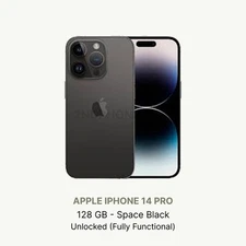 Apple iPhone 14 Pro – 128GB – Unlocked – Good Condition – No Face ID (eSIM only)