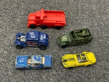 Lot of 5 Hong Kong Die Cast Cars Matchbox Hot Wheels Kid Co Yatming