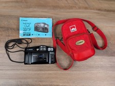 Canon Sure Shot Owl Marlboro 35mm Camera w/Red Marlboro Case
