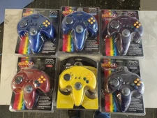 Retro-Bit N64 Tribute Retro 64 Controller Lot 6 Total