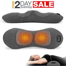 Vibrating Smoothspine Triple Fusion Massager Rechargeable Cushion With Heat