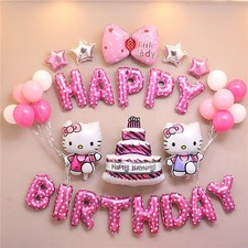 Hello Kitty Birthday Party Balloons Set