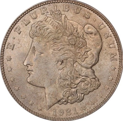 1921 Morgan Silver Dollar. MS-63 (PCGS). OGH Generation 2.2.