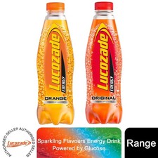 Lucozade Energy Sparkling Flavours Energy Drink Powered By Glucose, 12x900ml
