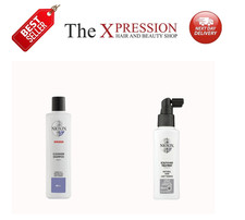 Nioxin System 5 Cleanser Shampoo Scalp Treatment 300ml 100ml Duo UK Seller