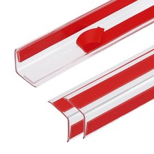 3Pcs Wall Corner Protector, 1.3 ft x 0.67" Self-Adhesive Clear PC Edge Protector