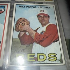 Autographed 1967 Topps - Milt Pappas #254