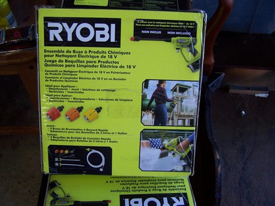 #ad #ad RYOBI EZ CLEAN 18V POWER CLEANER CHEMICAL NOZZLE KIT $10.00