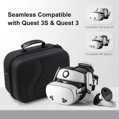 Große Tasche Für Meta Quest 3/3S Reisen Lagerung Tragetasche Kompatib Mit BOBOVR
