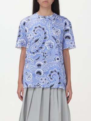ETRO Milano Bandana-Print Cotton Top Size SMALL