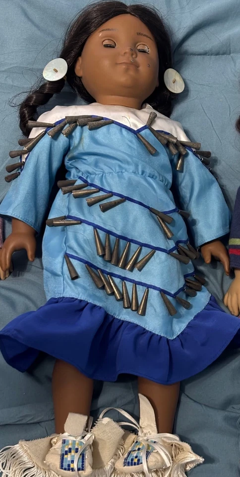 5 American Girl Doll, mixed lot Kaya, Kit, Samantha, Lindsey, Molly - Image 3 of 4