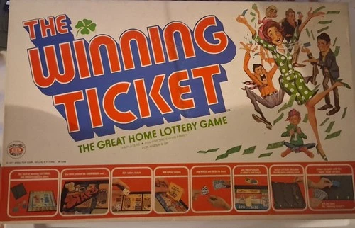 The Winning Ticket Vintage 1977 Board Game by Ideal Complete