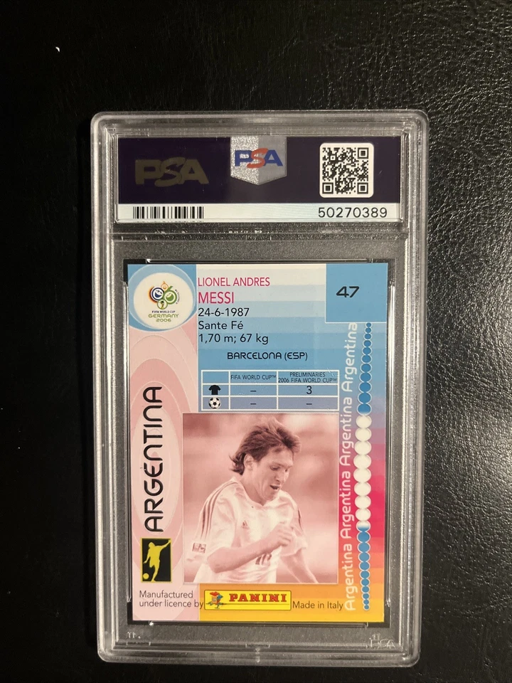 2006 Panini FIFA World Cup Германия - Лионель Месси #47 - Изображение 2 из 2