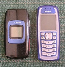 Nokia 3100b Royal Blue/Silver Cell Phone  Pantech UTStarcom Coupe Verizon Phone