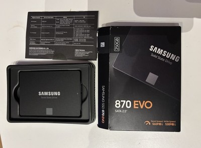 Samsung 870 EVO 250GB 2,5 Zoll SATA III Interne SSD (MZ-77E250B/EU)
