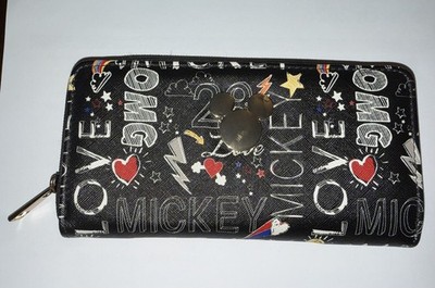 Disney Mickey Mouse Zip Around Wallet, Bioworld Disney, BRAND NEW WITH BOX 