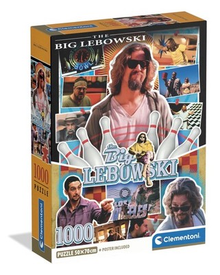 Clementoni The Big Lebowski Puzzle 1000 Teile Erwachsene - Puzzle Erwachsene in