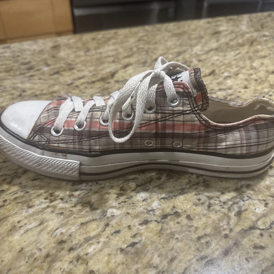 Converse All Star Chuck Taylor Plaid Lo Top Sneakers Shoes Wo Sz 9 Men Sz 7 Cpix - Image 2 of 4