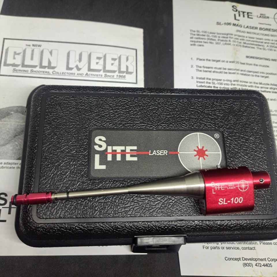 SiteLite SL100 Mag Laser Professional Boresighter Hunting Sight Laser
