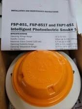 NOTIFIER FSP-851 PHOTOELECTRIC SMOKE DETECTOR..NEW IN BOX REPLACES THE FSP-751