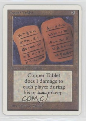 1993 Magic: The Gathering - Unlimited Edition Copper Tablet 0e3