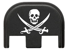 for Glock 17 19 Gen 5 Slide Cover Rear Plate Anodized Aluminum, USA Made