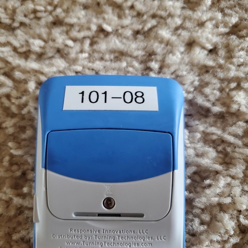 Turning Technologies TurningPoint ResponseCard XR Clicker RCXR-01 Remote Tester - Picture 10 of 14