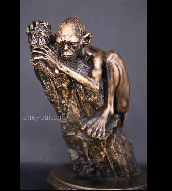 El Señor de los Anillos Gollum Hobbit Figura de Acción Estatua Modelo Decoración Regalo Foto 3 de 4