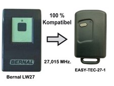 Ersatz Handsender 27,015 MHz. 1 Kanal Bernal  LW27 SMD 7107A 42041 LiftBoy 42141