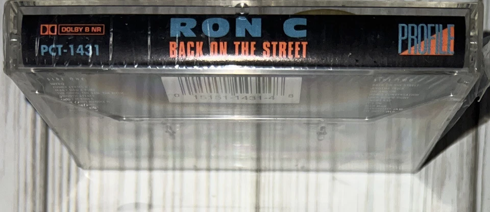 Ron C - Back On The Street (Cassette Tape, 1992, Profile) PCT-1431 NEW/SEALED! - Image 3 of 4