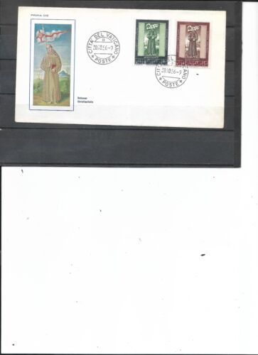 1956 Vatican City 500th Anniv. Death of St. John of Capistrano (SC# 214/5) FDC