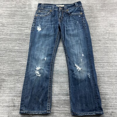 MEK Jeans Size W31 L34 Womens Westminster Boot Cut Low Rise Hemmed to L28''